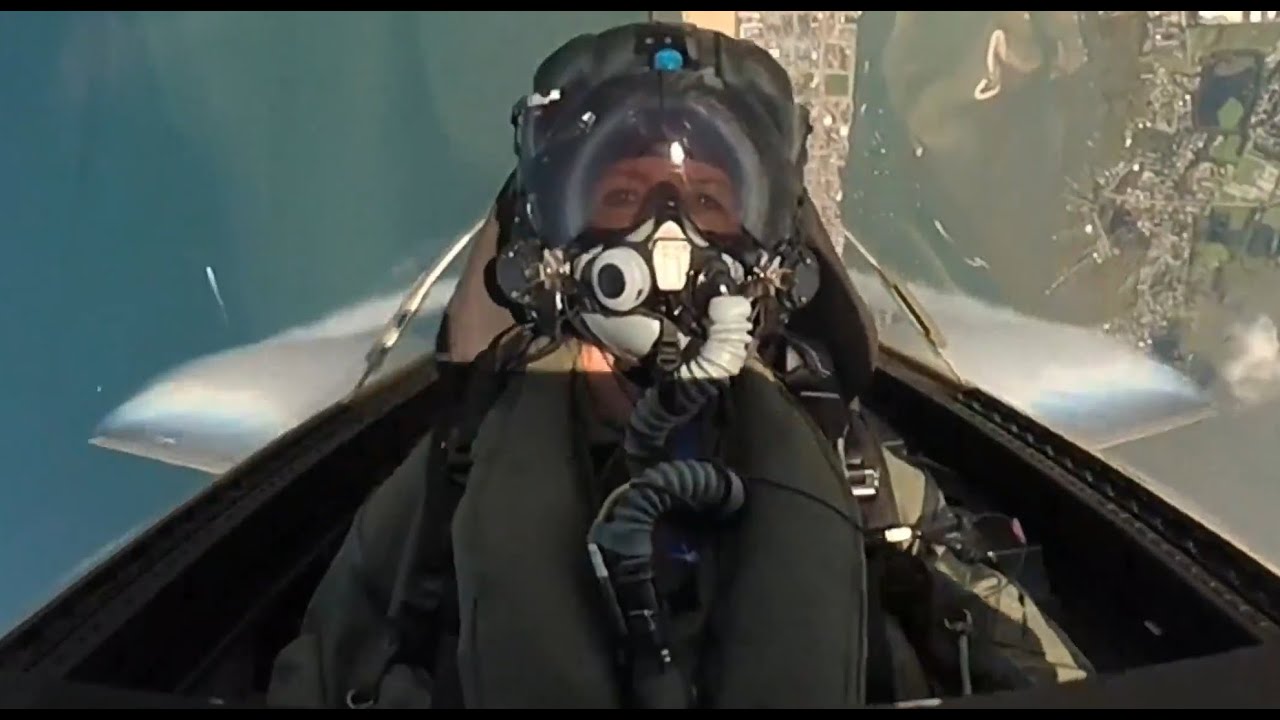 Female F-35A Demo Pilot Capt Kristin Wolfe - Inside the Cockpit - Ocean ...