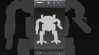 Mech robot modeling 3ds max