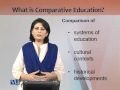 EDU604 Comparative Education Lecture No 3