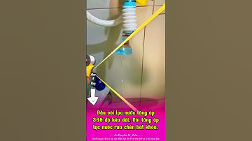 Đầu vòi lọc nước tăng áp 360 độ kéo dài, Vòi tăng áp lực nước rửa chén bát có khóa cổ dê  #voitangap