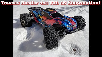 Traxxas Rustler 4x4 VXL 3S Snowmotion!