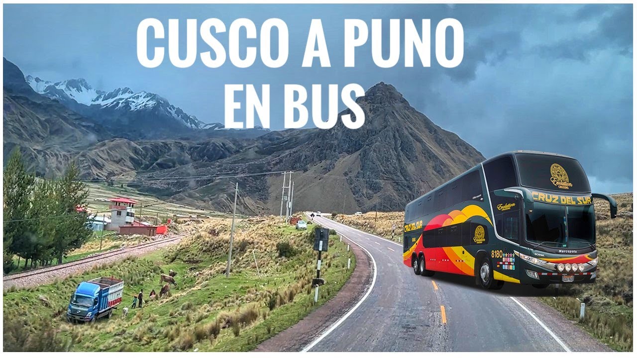 BUS EN PERU DE CUSCO A PUNO EN CRUZ DEL SUR