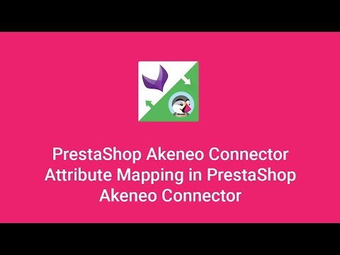 PrestaShop Akeneo Connector  - Module Configuration