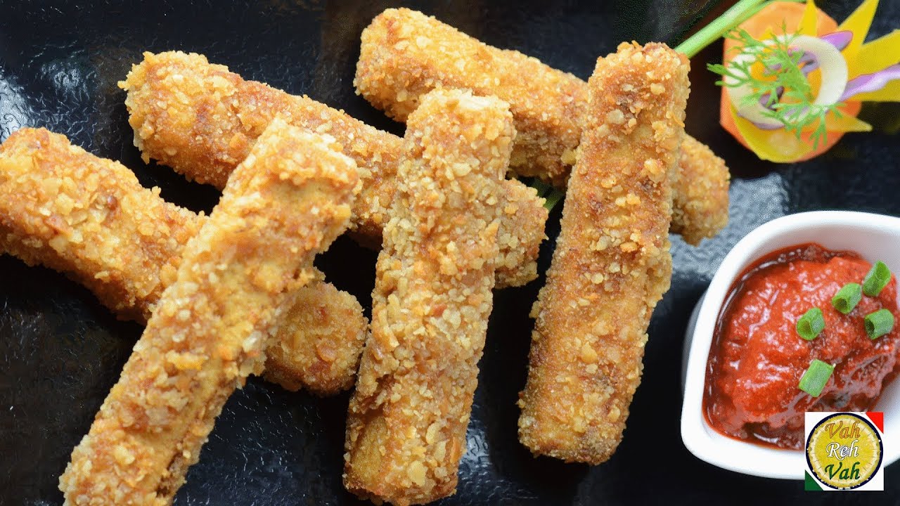 Fried Soya Tofu Cheese Sticks  - By Vahchef @ vahrehvah.com | Vahchef - VahRehVah