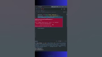 Do you know how to handle Exceptions in Python? 🐍 #shorts #python #pythonprogramming #programming