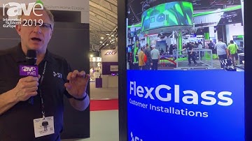 ISE 2019: Screen Innovations Features Its FlexGlass Flexible Glass Projection Screen Material