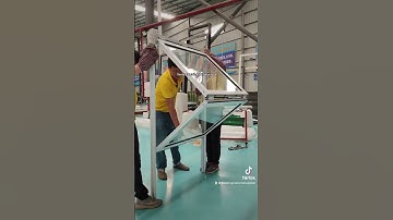 How to test vertical folding door?#custom #windows #test #modern #vertical #folding#popular#trending