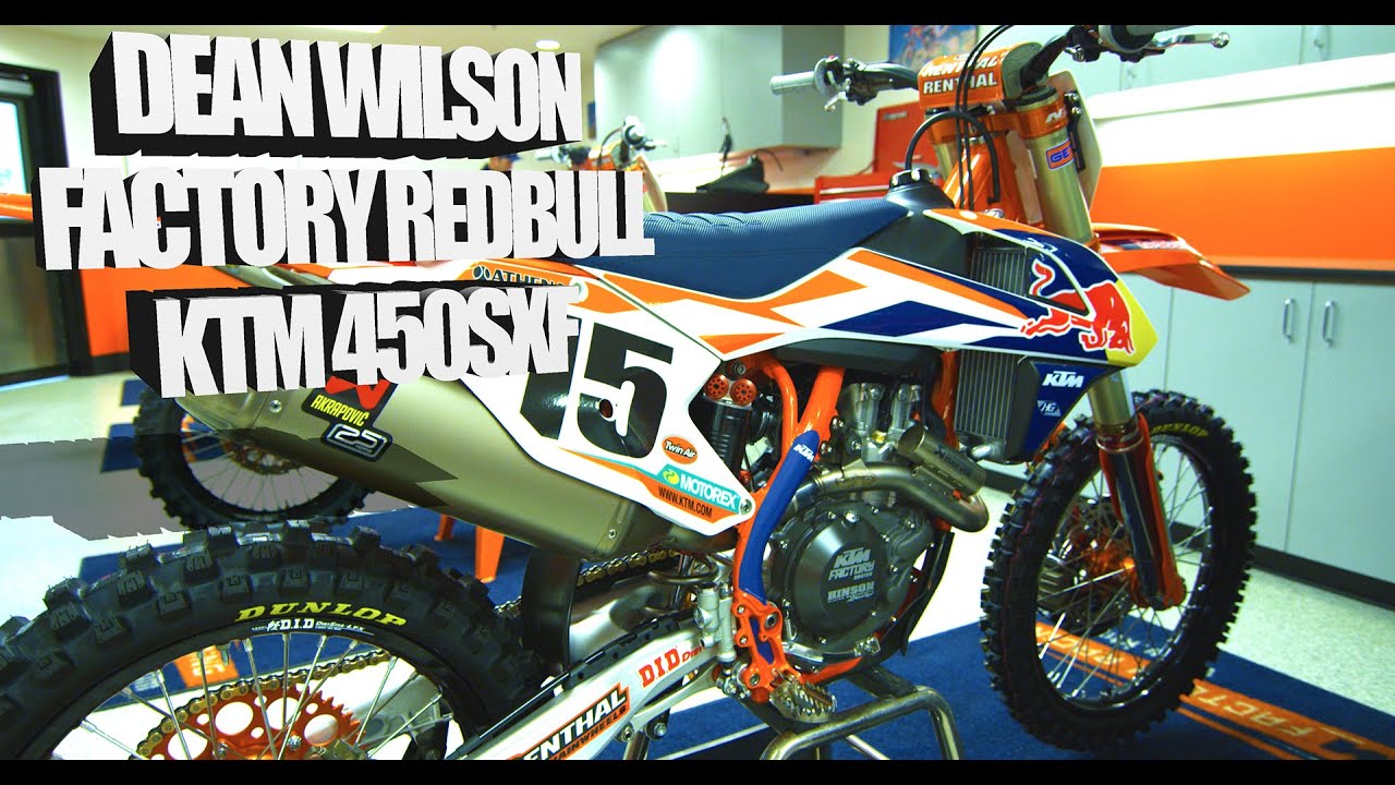 Inside Dean Wilson’s Factory Red Bull KTM 450SXF – Motocross Action Magazine