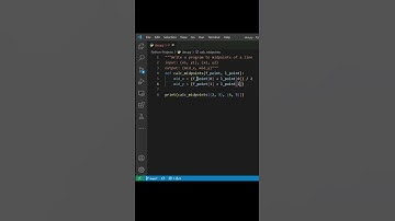Python Tutorial: Calculate Midpoints of a Line