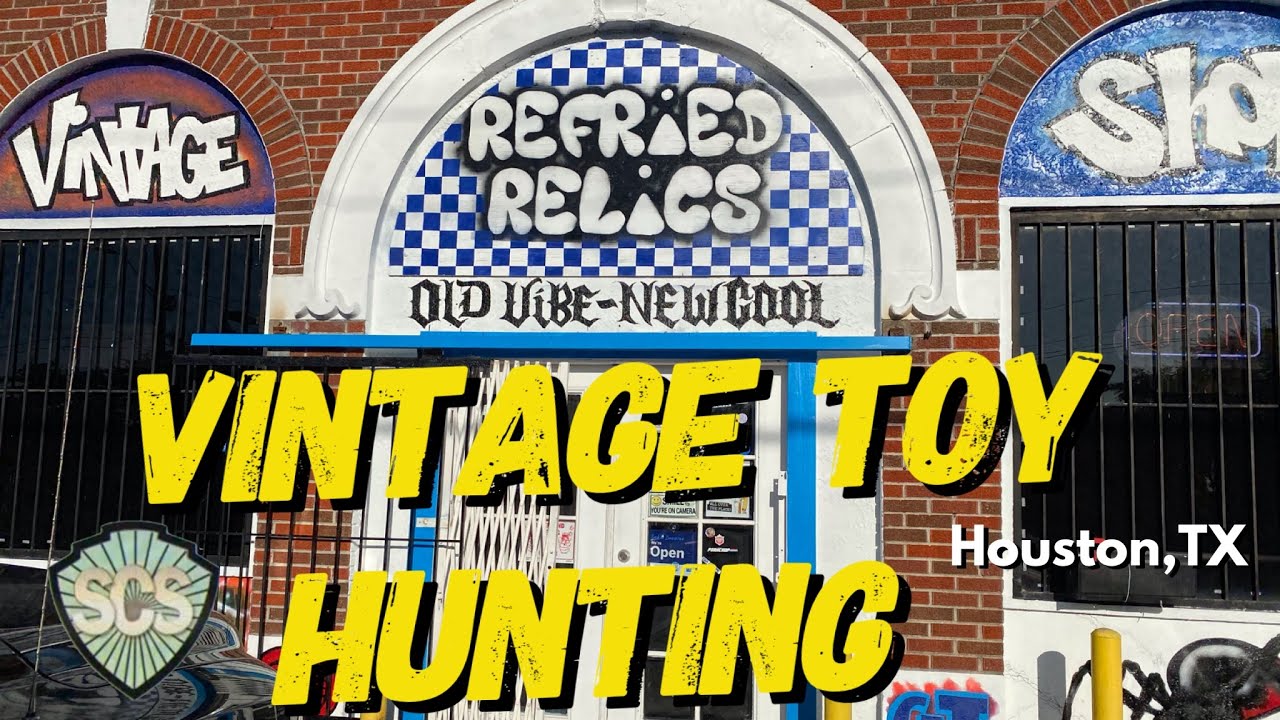 Vintage Toy Hunt @ Refried Relics Toy Store Houston Tx. star wars motu ninja turtles