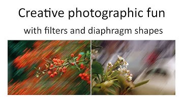 Creative photographic fun - with home made lens filters