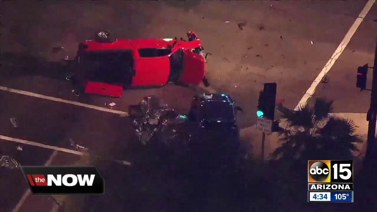 Teen girl dies following crash in north Phoenix - YouTube