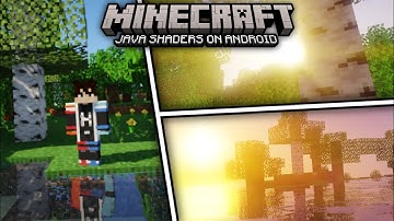 ✓ Dynamic shadows, reflections, realistic lightings on Android | 『MINECRAFT JAVA SHADERS ON ANDROID』