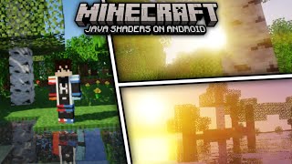 ✓ Dynamic shadows, reflections, realistic lightings on Android | 『MINECRAFT JAVA SHADERS ON ANDROID』