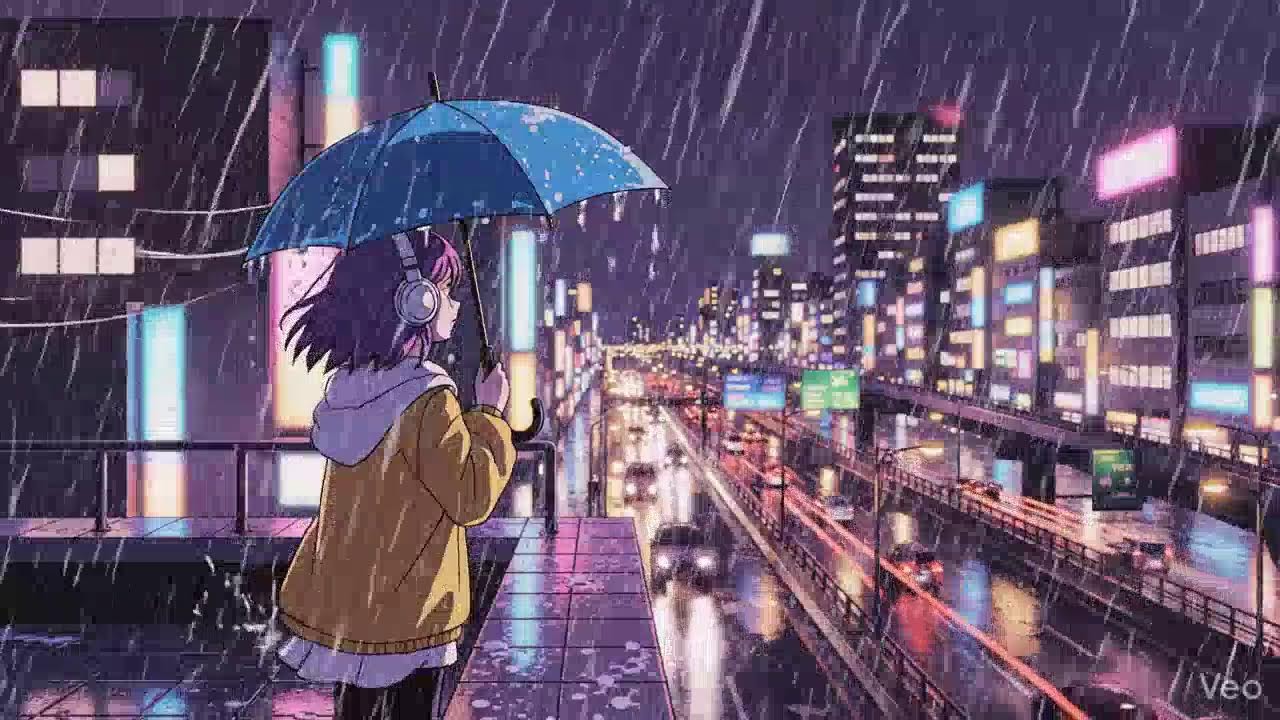 Late Night Rain 🌧️ Japanese City Lofi | Chillhop Vibes