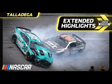 Late wrecks and multiple overtimes at Talladega | Extended Highlights | NASCAR Cup Series