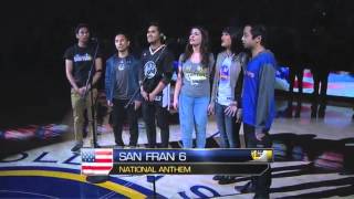 Sanfran6 | National Anthem | Golden State Warriors