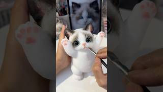 Handmade feline decor,perfect for cat lovers’ collections.#handmade #art #fyp #fluffy #diy Handmade feline decor,perfect for cat lovers’ collections.#handmade #art #fyp #fluffy #diy