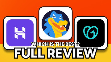 HOSTINGER VS HOSTGATOR VS GODADDY | BEST OPTION WEBSITE BUILDER