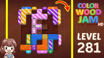 Color Wood Jam Level 281 Solution Walkthrough