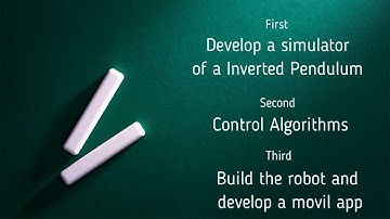 Inverted Pendulum Simulator and Cuban Self Balancing Robot.