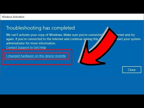 How To Fix Windows 10 won't activate after hardware change (2022)