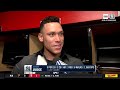 Aaron Judge reflects on team confidence after the 8-7 loss