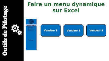 Faire un menu dynamique sur Excel