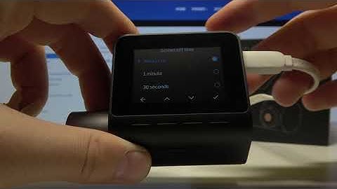 How to Change Screen Off Time on 70mai Dash Cam Pro Plus+ - Display Timeout on 70mai A500S Dash Cam