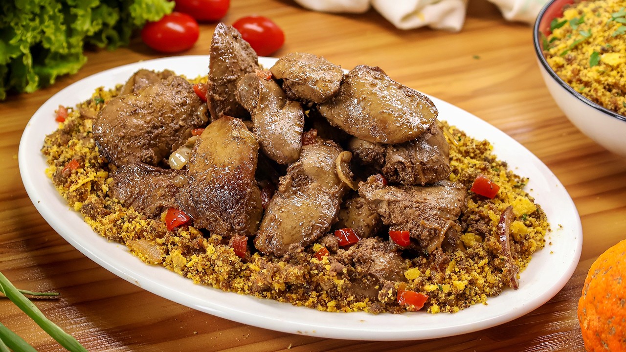 FIGADO DE GALINHA DE BOTECO A MODA MINEIRA