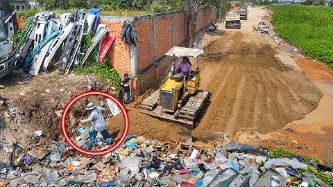 Ep12.Next Level Mighty Incredible Bulldozer D31P Push Sand Clear Trash In the water To Build Roads