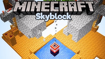 Skyblock TNT Cobblestone Farm! ▫ Minecraft 1.15 Skyblock (Tutorial Let