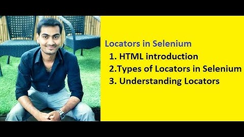 Locators in Selenium