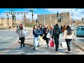 SUN and RAIN in JERUSALEM. A Walk in Changeable Weather