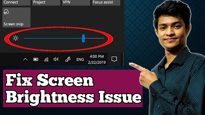 How To Fix Screen Brightness Won't Change | Fix Brightness Problem In Windows 10