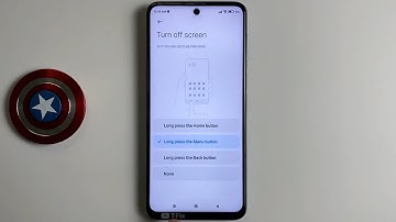 How to use the navigation bar to turn off the phone screen on Xiaomi Redmi Note 9 Pro Android 11