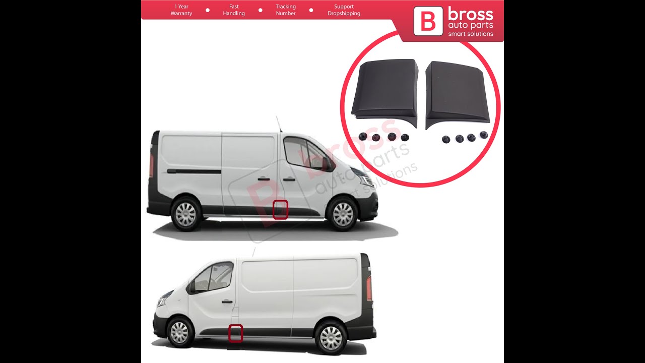 BSP1214 Left Right Side Moulding Panel For Renault Trafic MK3 Fiat Talento Vivaro B NV300 Primastar
