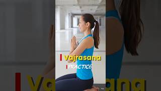 Vajrasana Asana Practice #yoga #asana #pose #fitness #exercise
