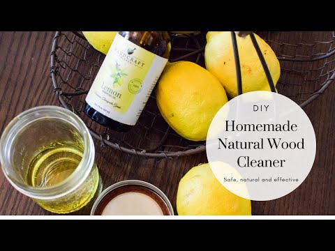 Homemade Natural Wood Cleaner