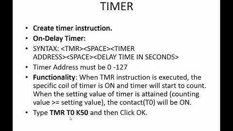 DELTA PLC Programming Tutorial (ON_Delay Timer) Part 1