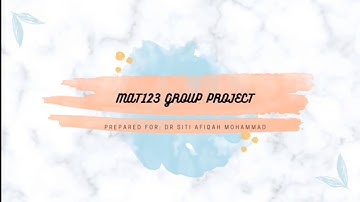 MAT123 Application Of Geometry (Wakanda)