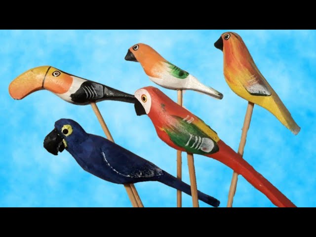 Pássaro Papa-Capim em Tela – Co.NéctarArtes – Artesanato Brasileiro
