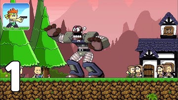 Dan the Man: Action Platformer - Prologue 1-3 Part 1 (Android GamePlay Walkthrough)