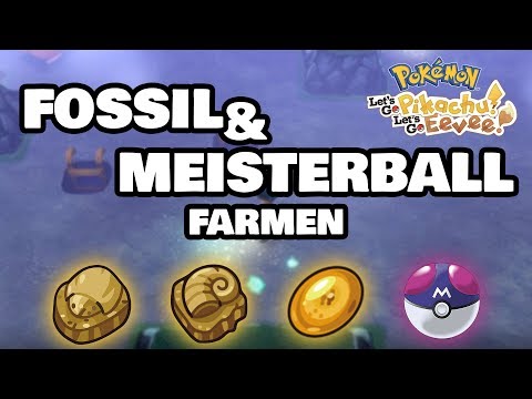 🌟 FOSSIL und MEISTERBALL farmen 🌟 Pokemon Let&rsquo;s Go Pikachu und Evoli