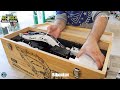 FULL METAL HYDRAULIC RC EXCAVATOR G101H WHITE EDITION FROM AMEWI UNBOXING