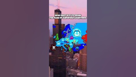 How easy is it to draw the flag of European countries #europe #history #map #geography #mapping