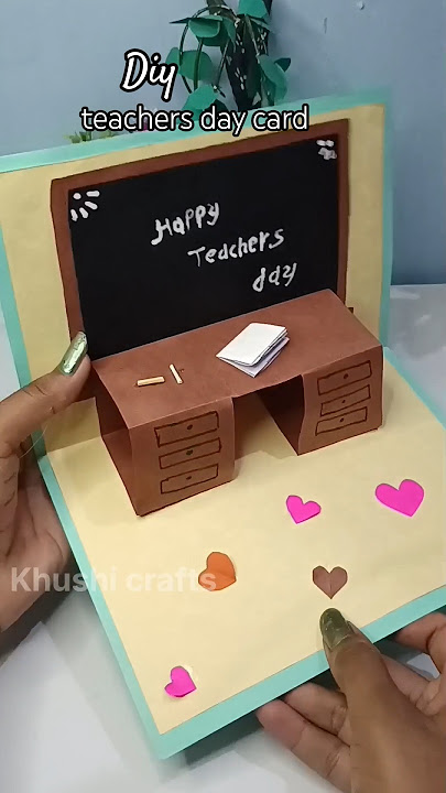 diy teachers day card l happy teachers day card l gift card #diy #craft