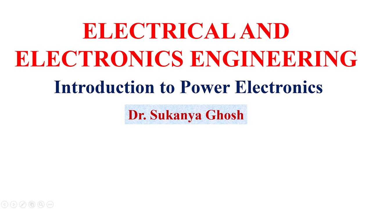 Introduction to Power Electronics - YouTube