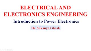 Introduction to Power Electronics