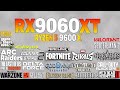 RX 9060 XT + Ryzen 5 9600x - Test in 24 Games